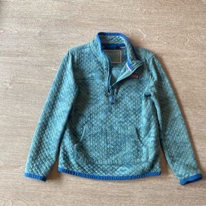 Girls Quilted Vineyard Vines Pullover J - Camouflage